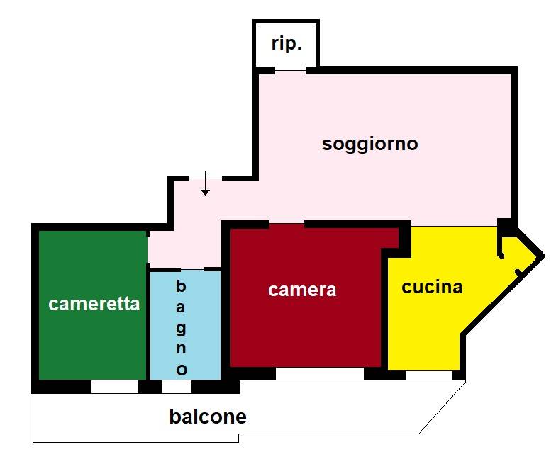 Vendita Appartamento Sanremo via Galilei I tratto #3158 n.12