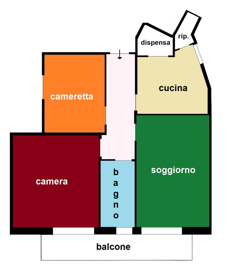 Vendita Appartamento Sanremo Zona mercato e adiacenze #3165 n.15