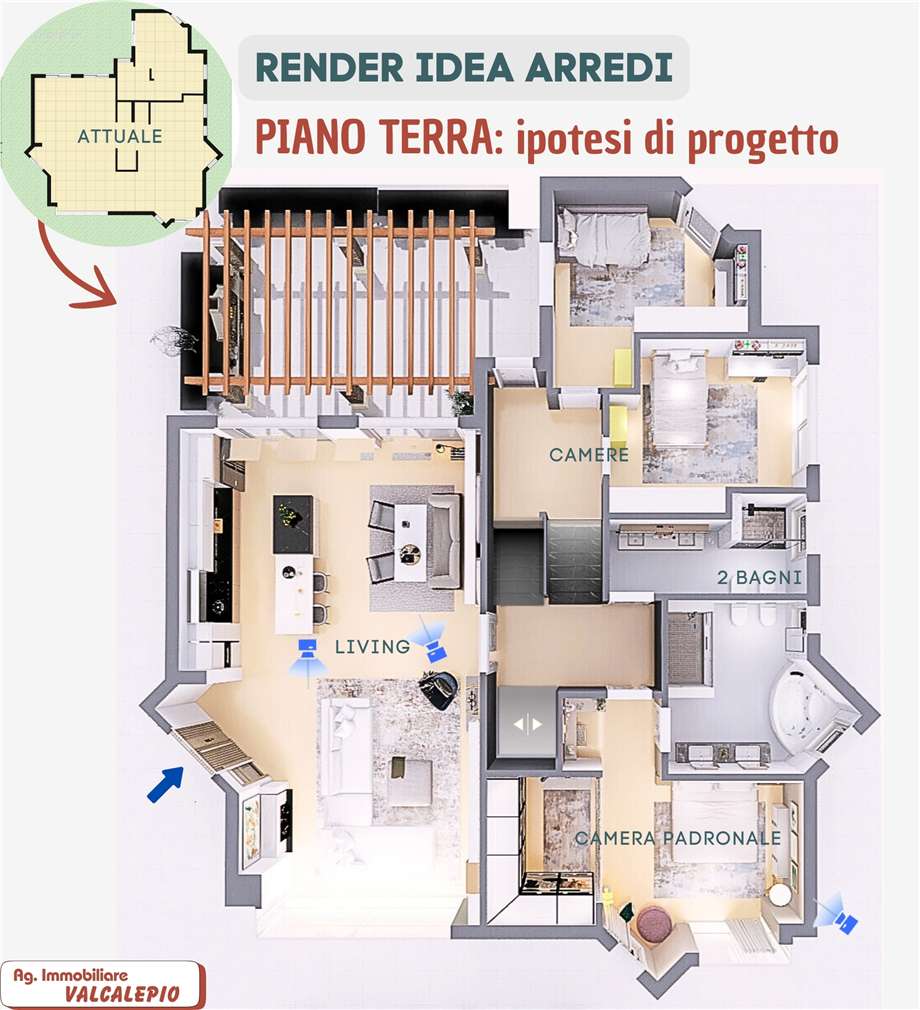 Vendita Villa/Casa singola Gandosso  #GAN26 n.6