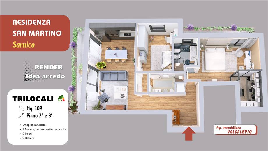 Vendita Appartamento Sarnico  #SAR173 n.11