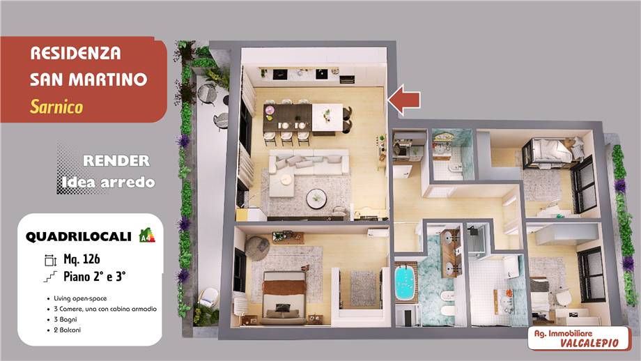 Venta Piso Sarnico  #SAR175 n.8