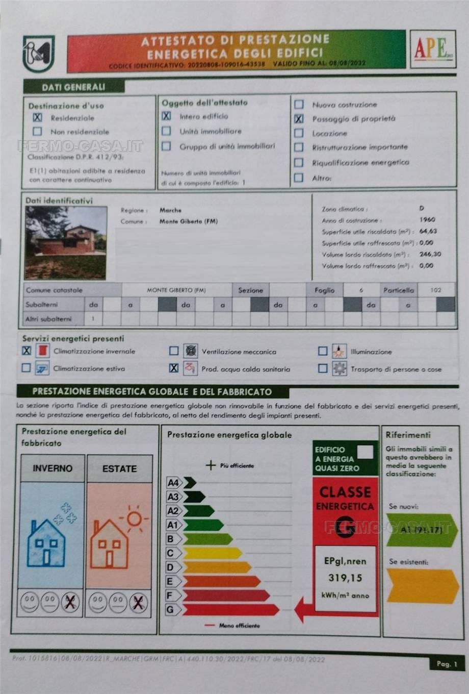 For sale Rural/farmhouse Monte Giberto  #Mgb001 n.34