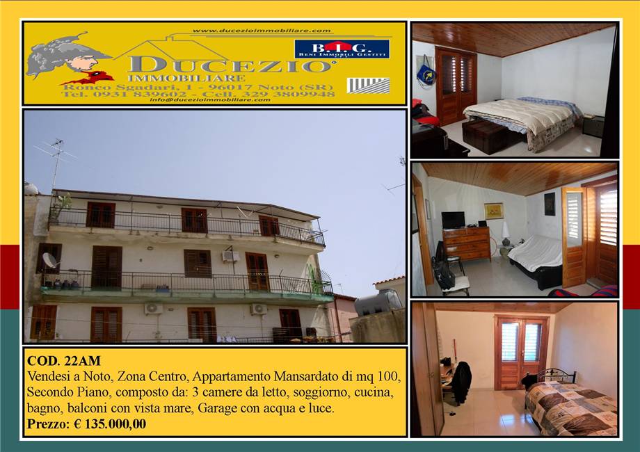 For sale Apartment Noto  #22AM n.1