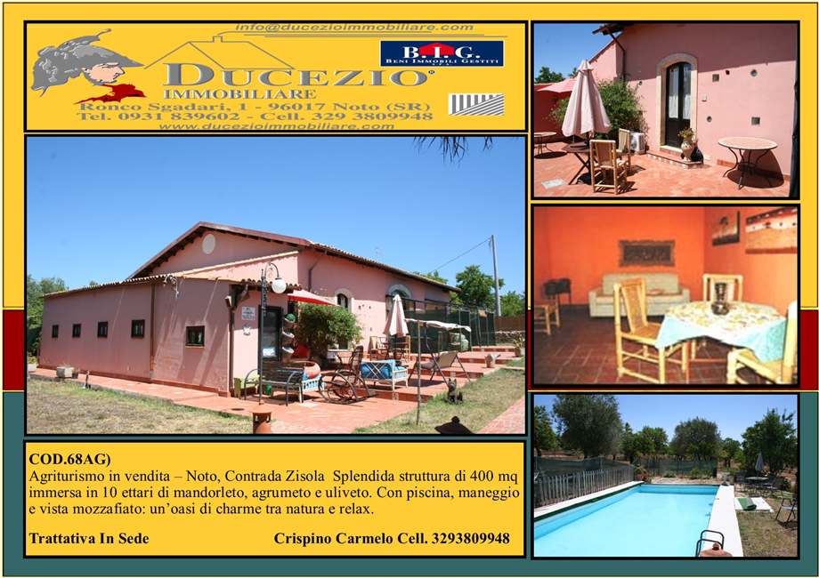 Venta Agroturismo Noto #68AG n.1
