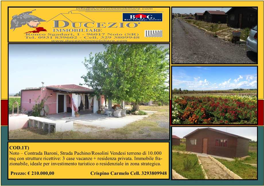 Vente Agritourisme Noto #1T n.1