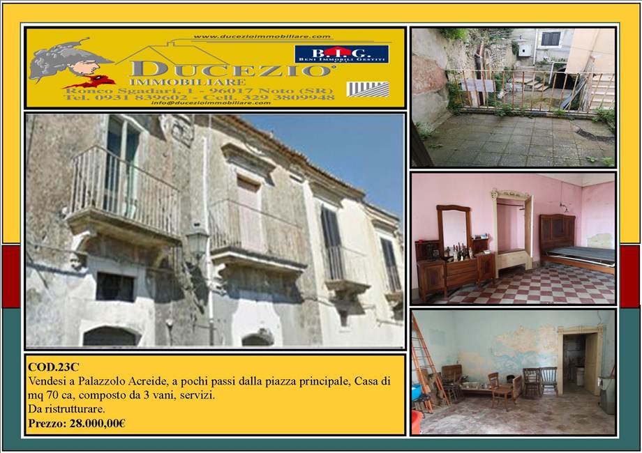 Verkauf Villa/Einzelhaus Palazzolo Acreide  #23C n.1