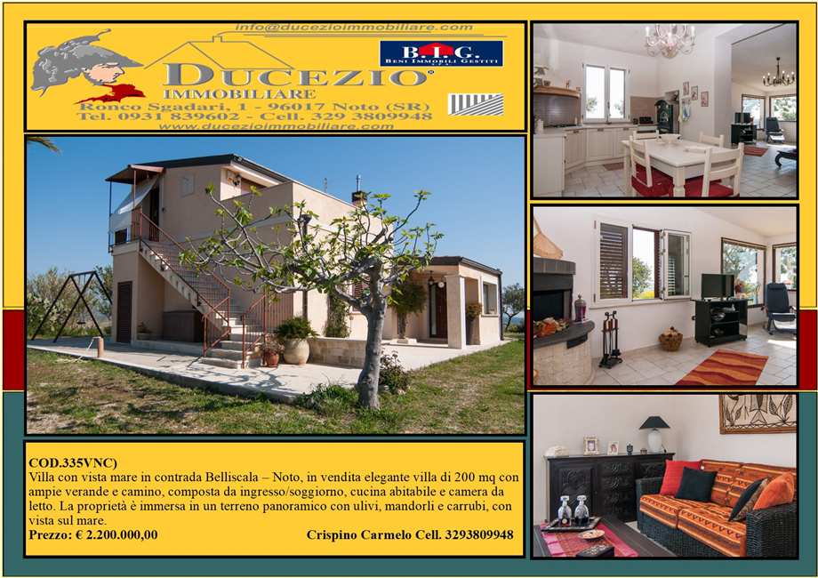 Venta Villa unifamiliar Noto #335VNC n.1