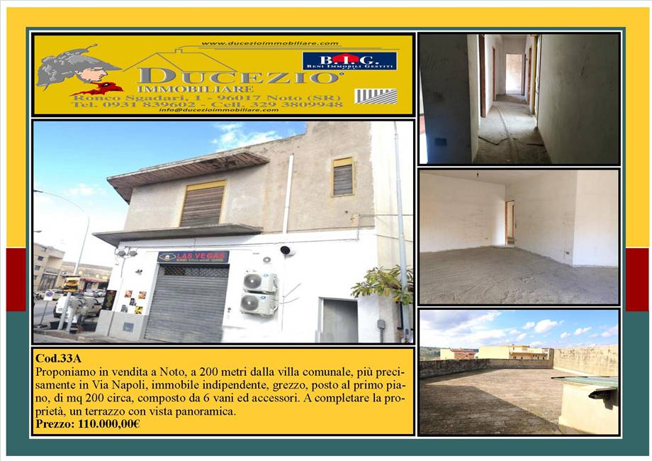 For sale Flat Noto  #33A n.1