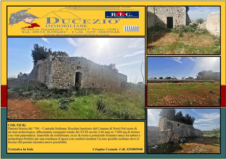 Venta Rústico/Casa de campo Noto #53CR n.1