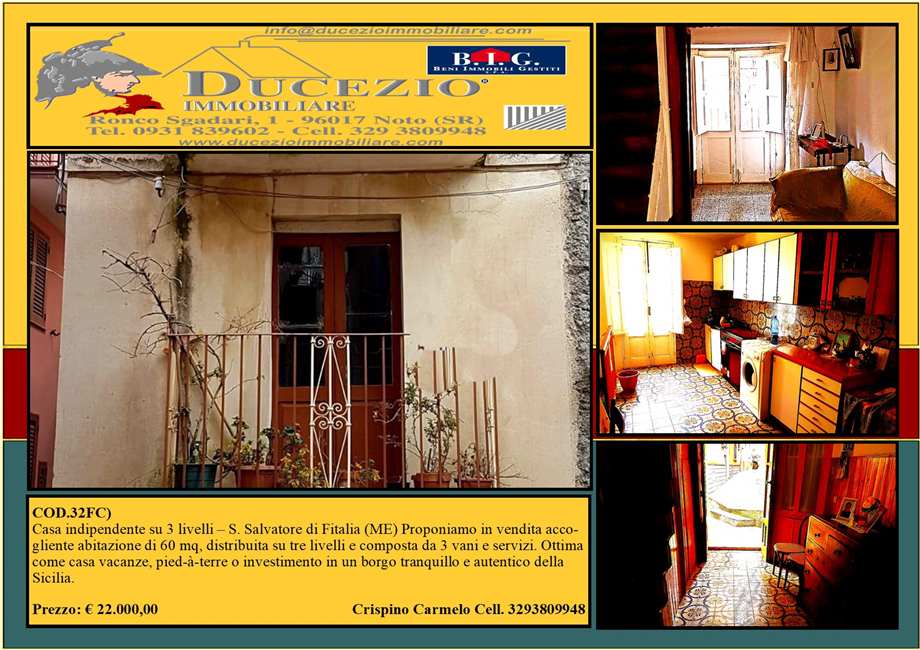 Venta Casa unifamiliar San Salvatore di Fitalia #32FC n.1