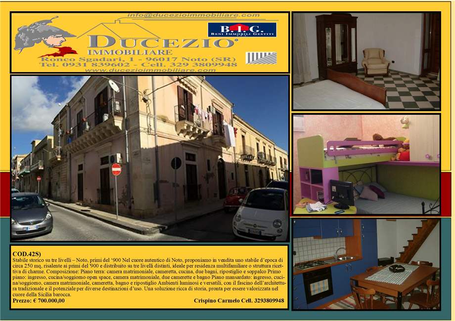 Venta Edificio/Palacio Noto #42S n.1