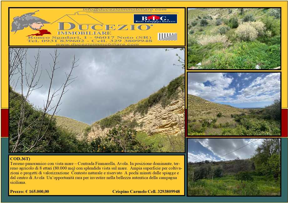 Vente Terrain Avola #36T n.1
