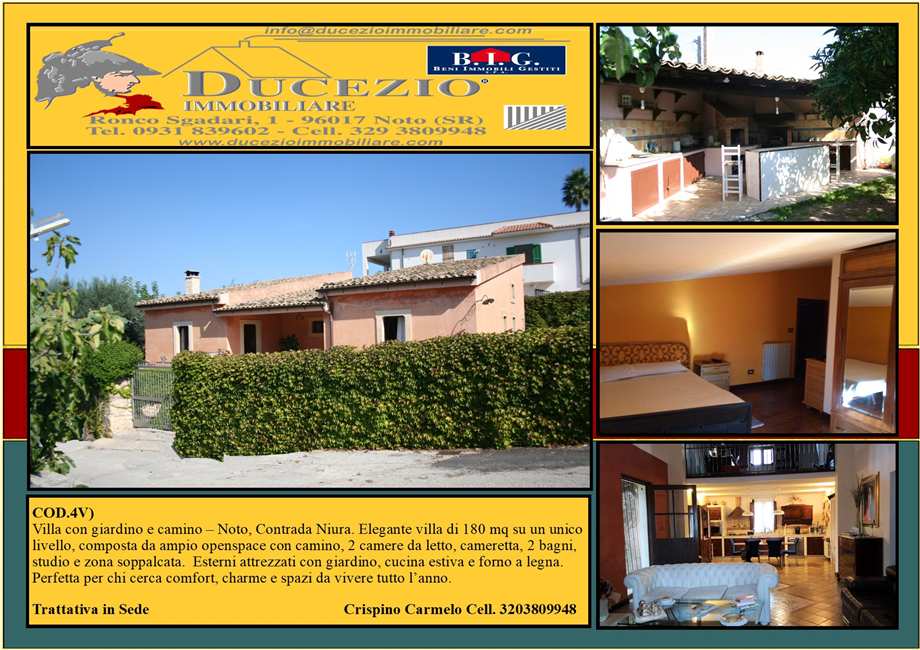 For sale Single-family Villa Noto #4V n.1