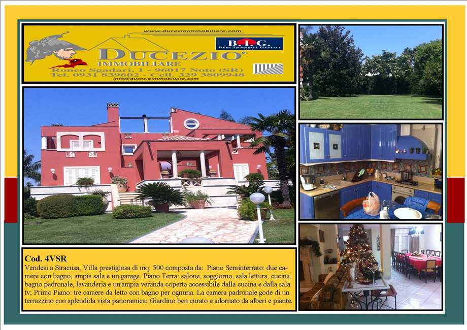 For sale Single-family Villa Siracusa  #4VSR n.1