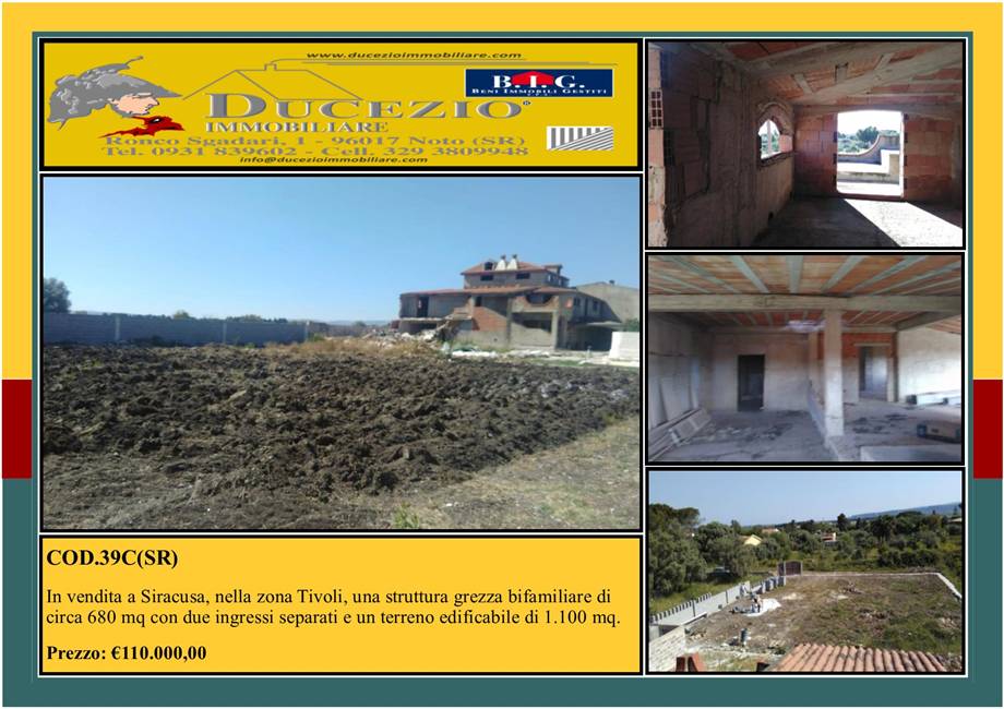 For sale Four-family villa Siracusa #39CSR n.1