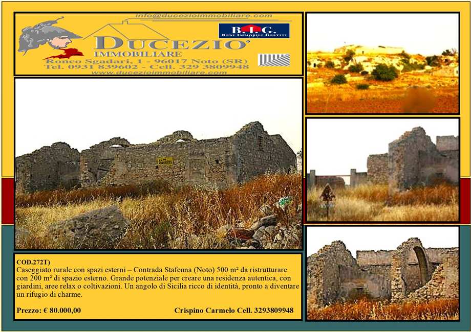 Vendita Rudere Noto #272T n.1
