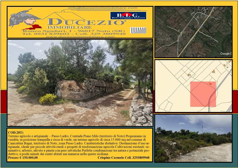 For sale Bare land Noto #28T n.1