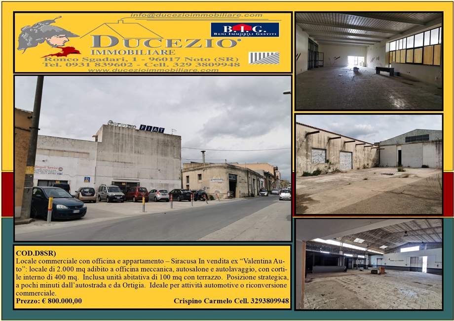Venta Local comercial Siracusa #D8SR n.1