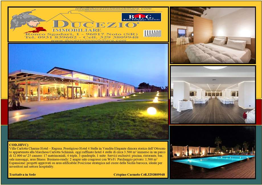 For sale Hotel Ragusa #3HVC n.1