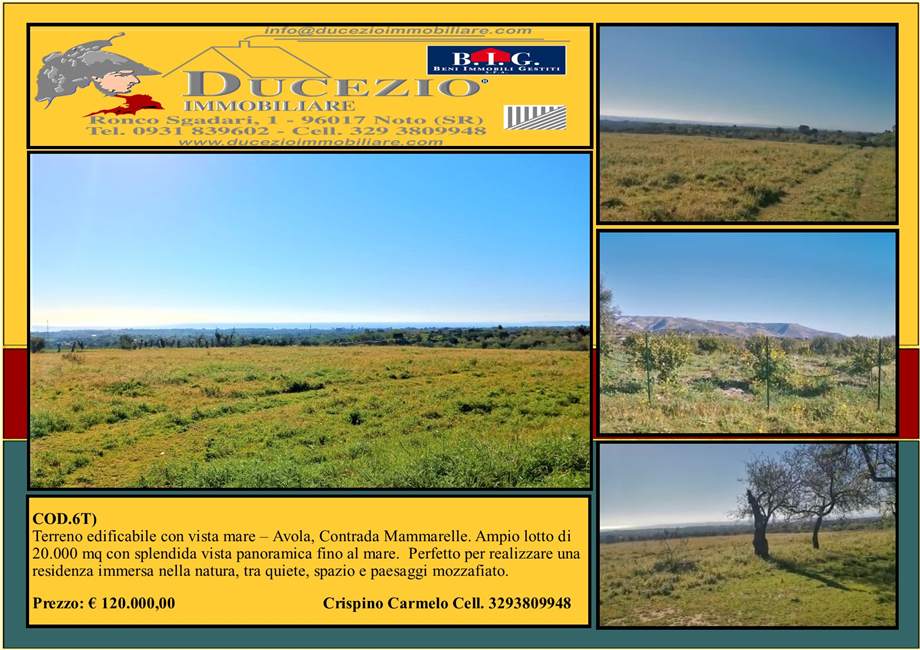 Venta Terreno Avola #6T n.1