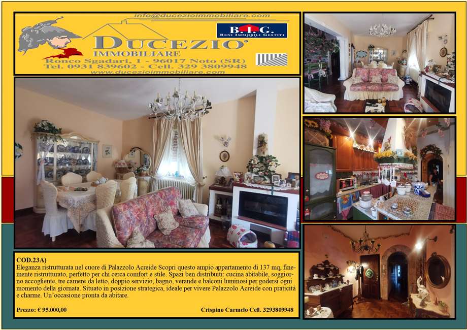 Venta Appartamento Palazzolo Acreide #23A n.1