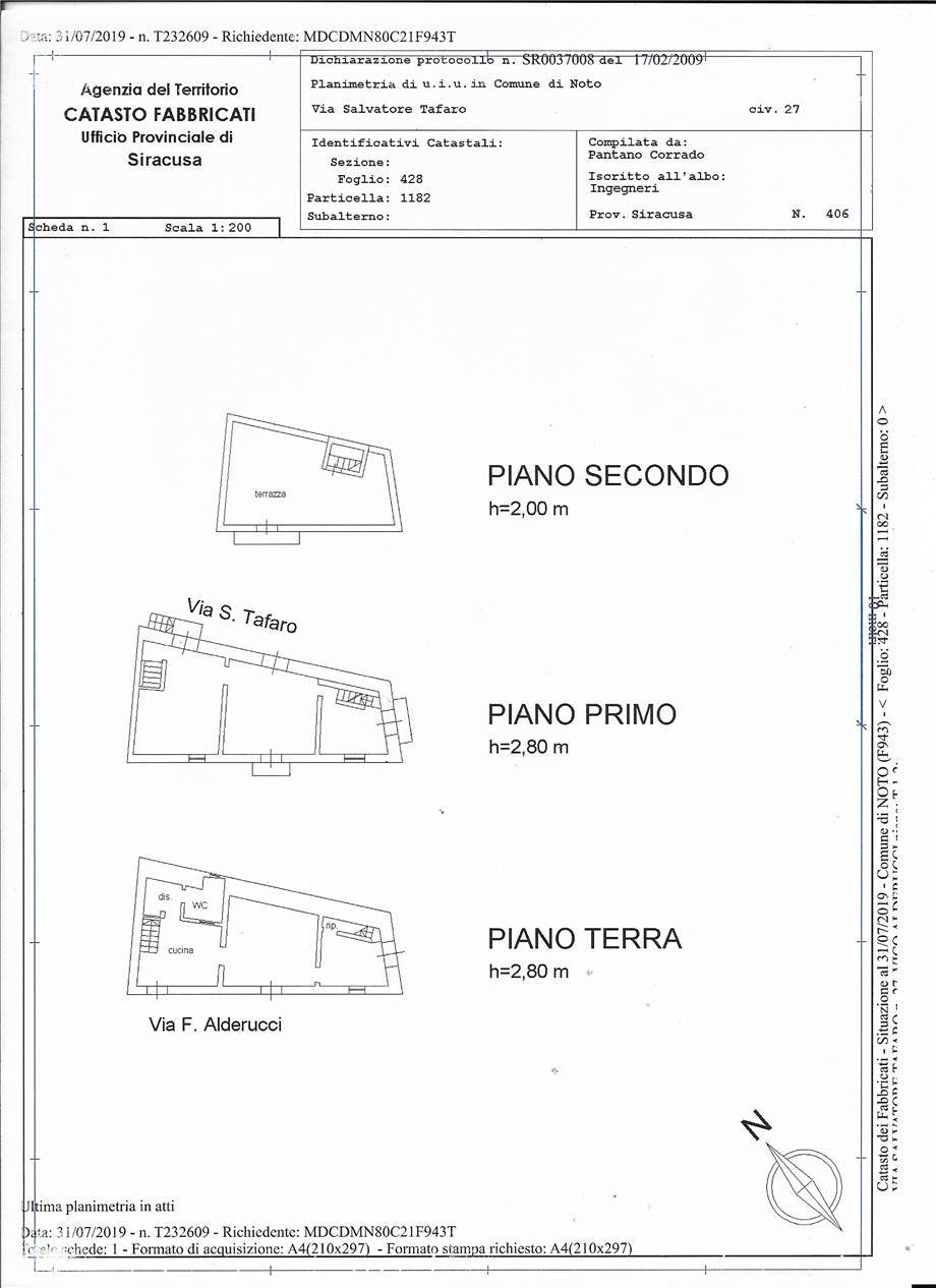 Venta Casa unifamiliar Noto  #77C n.15