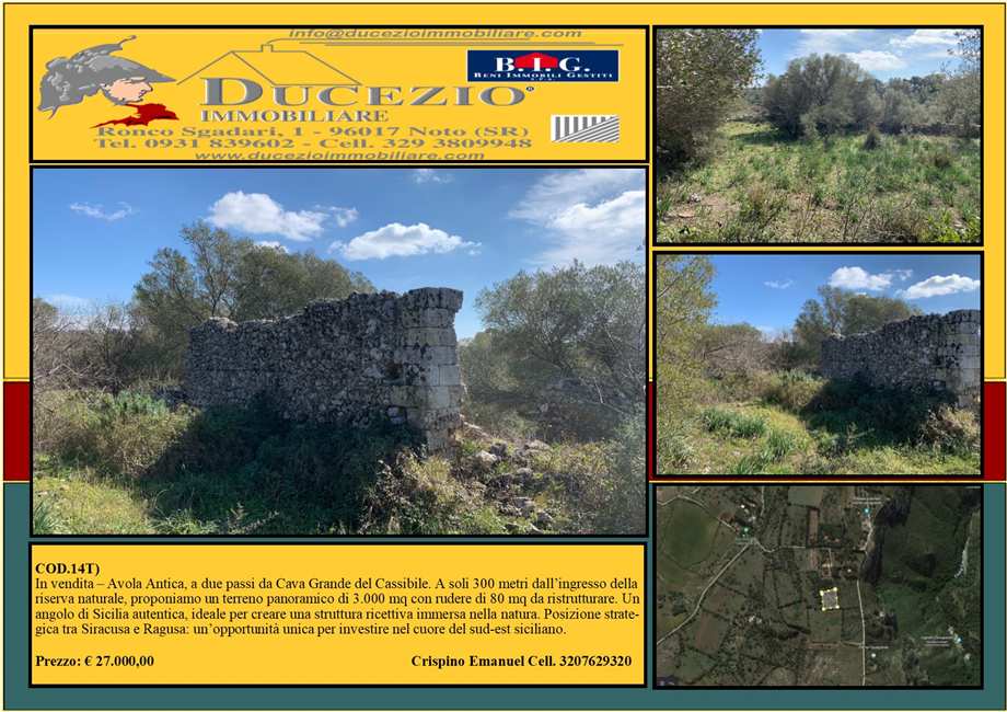 Vente Ruine Avola #14T n.1