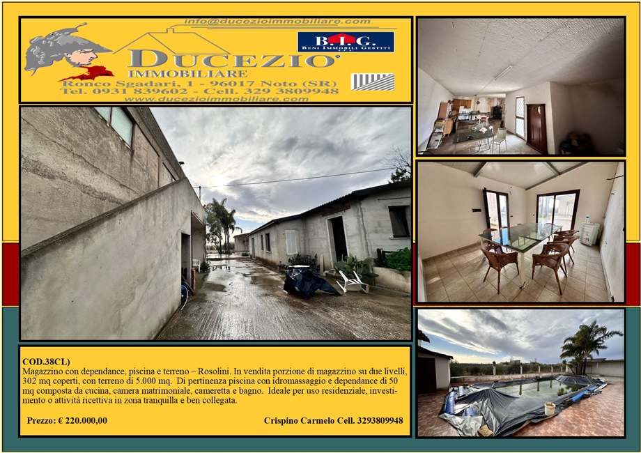 Vente Entrepôt Rosolini #38LC n.1