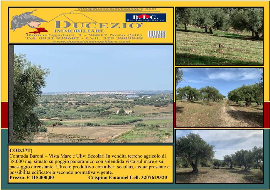 Venta Terreno Noto #27T n.1