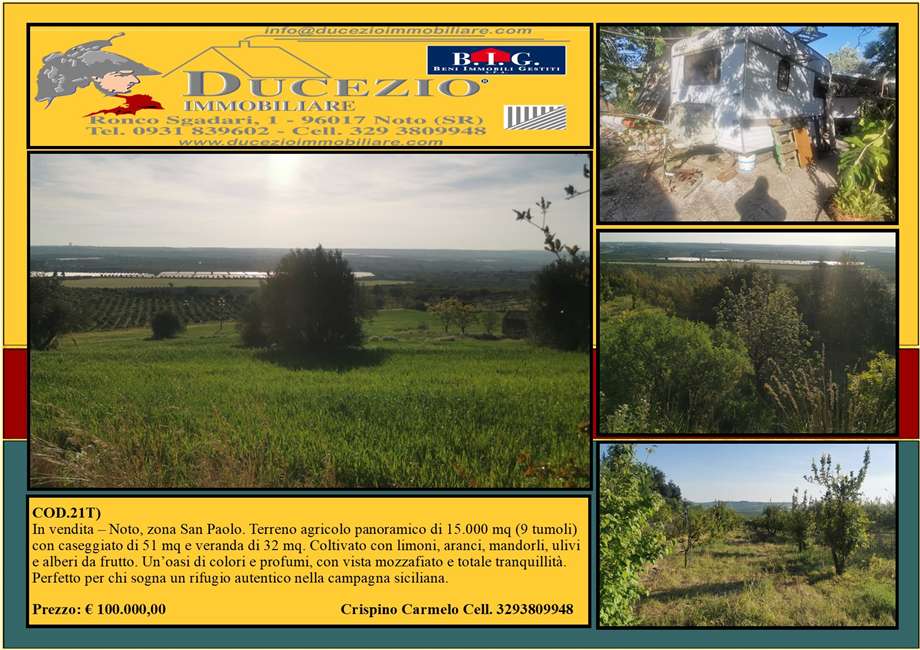 Venta Terreno Noto #21T n.1