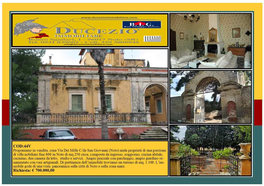 Historische Villa Noto #44V