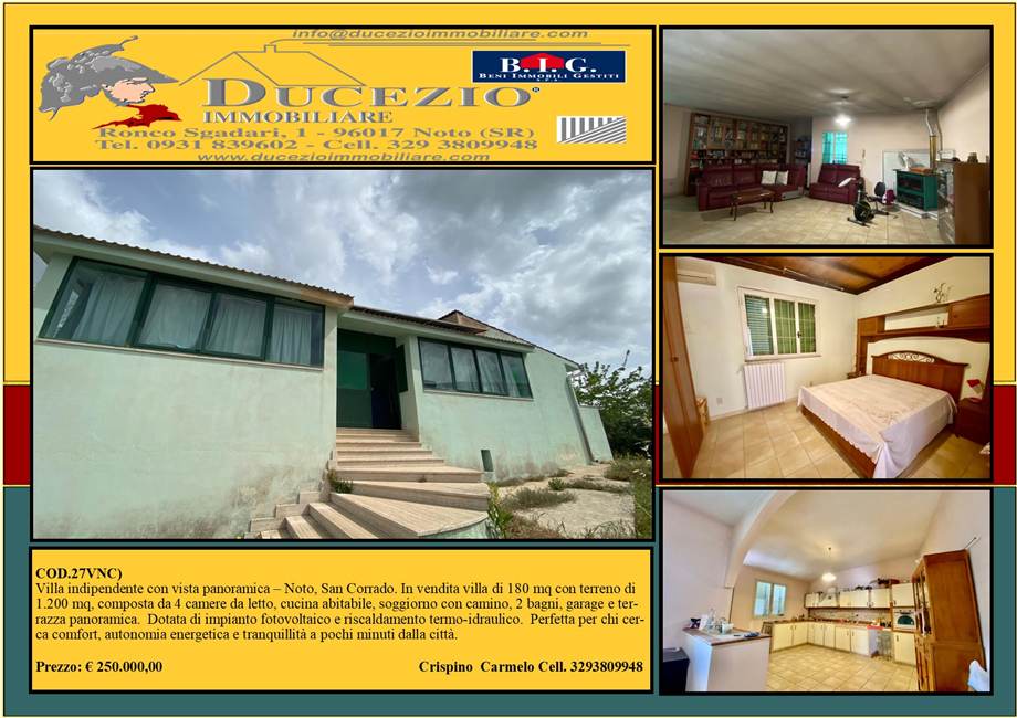 For sale Single-family Villa Noto SAN CORRADO DI FUORI #27VNC n.1