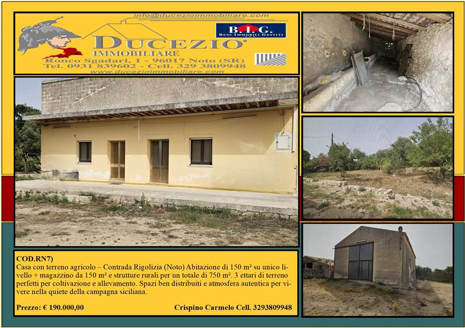 Vente Maison bifamiliale Noto TESTA DELL'ACQUA #RN7 n.1