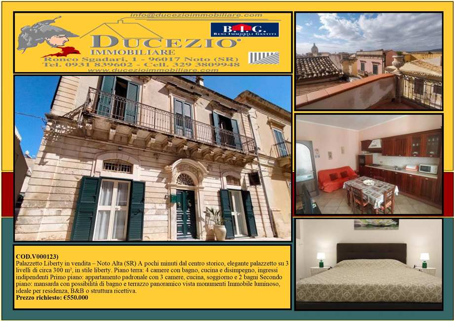 For sale Detached house Noto #V000123 n.1