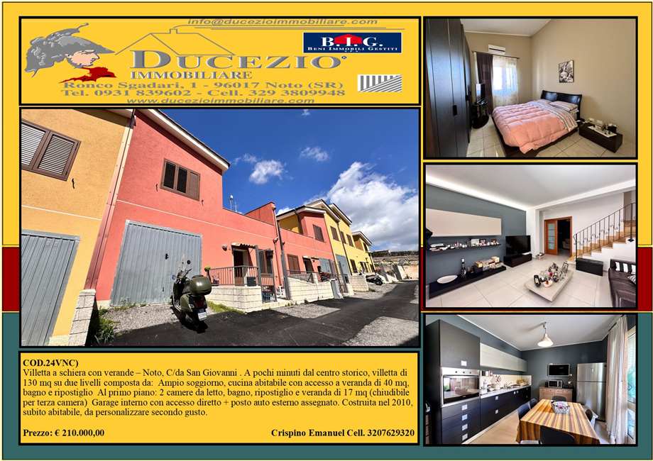 Venta Vivienda adosada Noto #24VNC n.1
