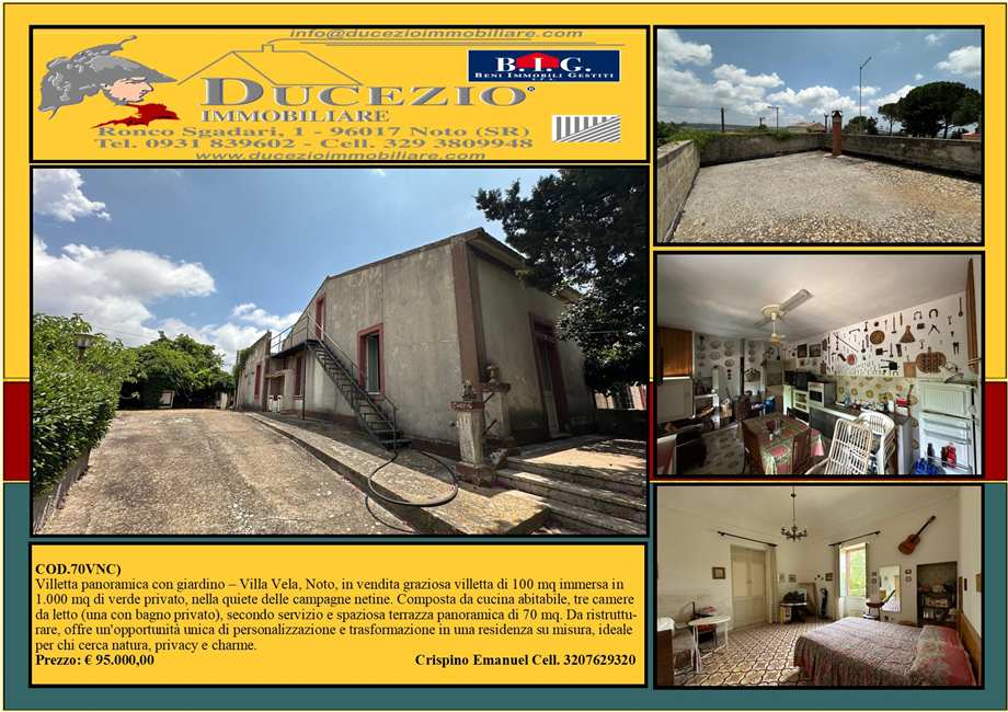 Villa indipendente Noto #70VNC