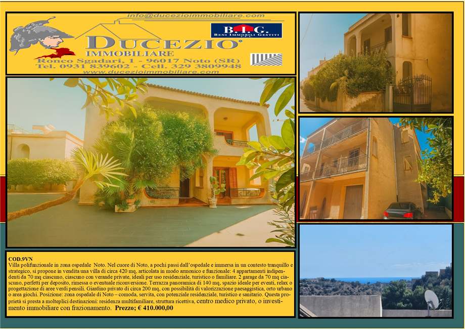Vente Villa quadrifamiliale Noto #9VN n.1