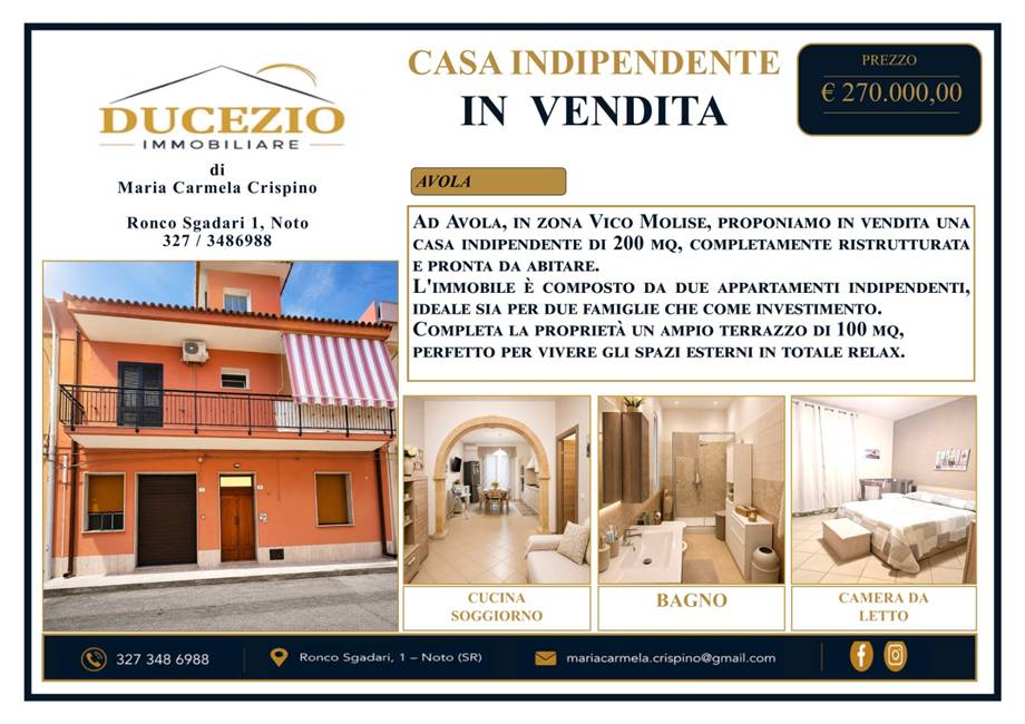 Vente Maison bifamiliale Avola #70C n.1