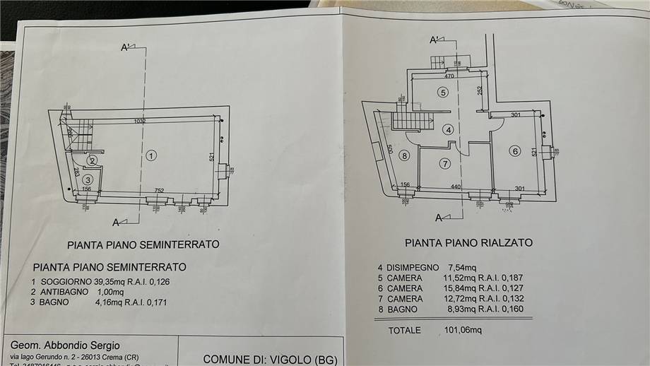 For sale Rural/farmhouse Vigolo  #VIG9 n.8