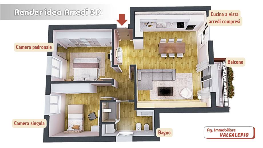 Venta Piso Sarnico  #SAR178 n.8