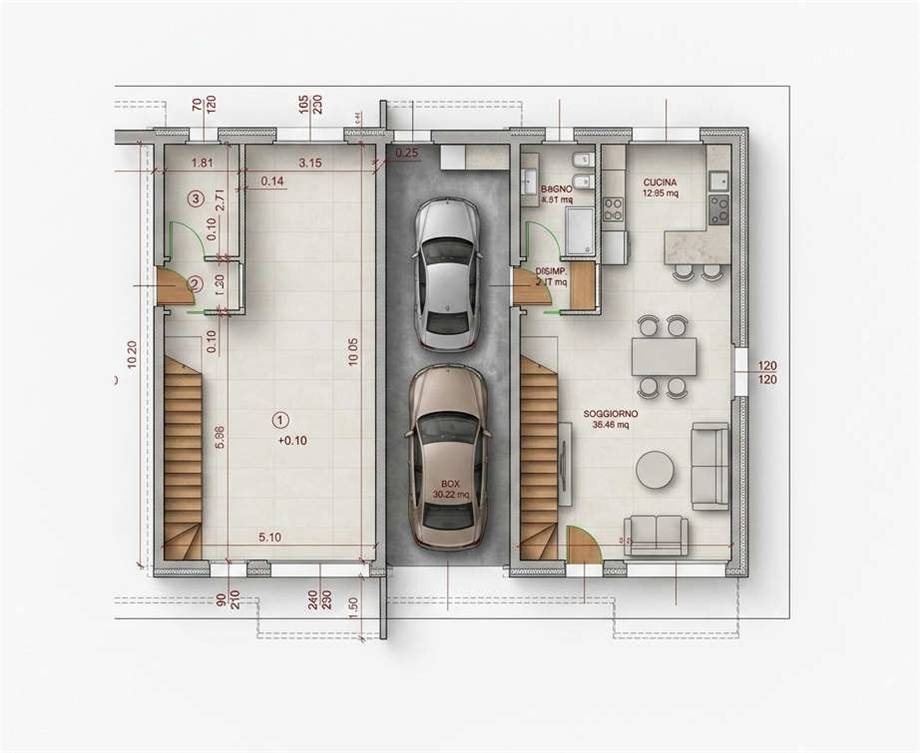 Venta Villa/Casa independiente Castelli Calepio QUINTANO #CC350 n.10