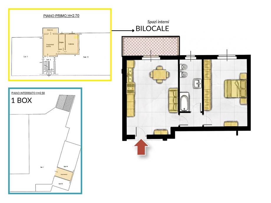 Venta Piso Castelli Calepio CALEPIO #CC361 n.16