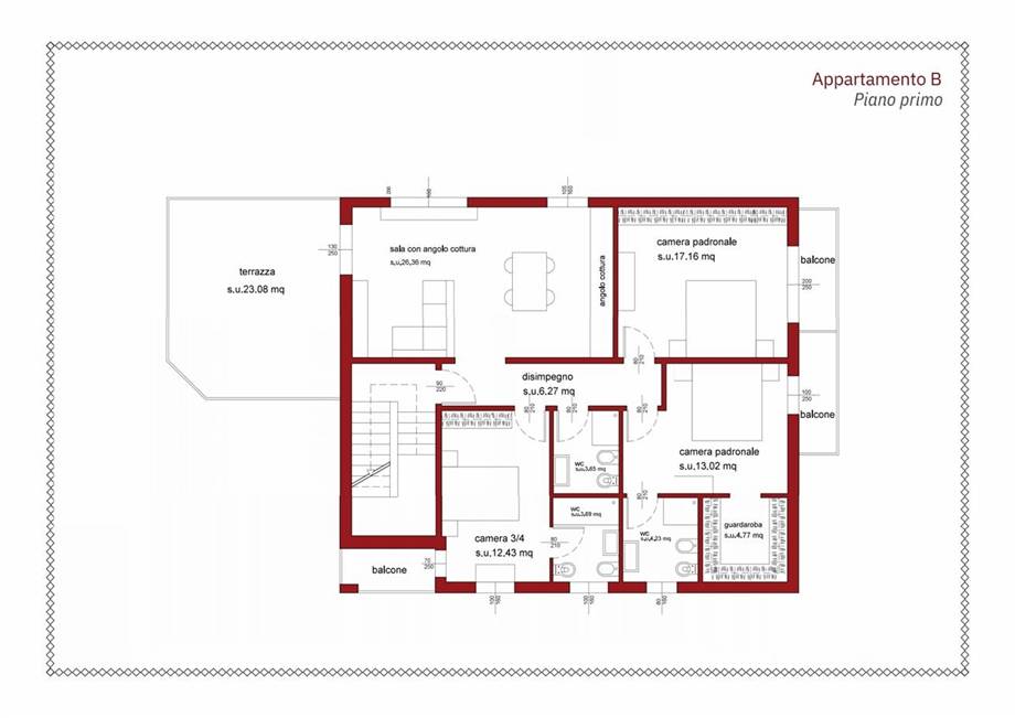 Venta Villa bifamiliar Modena Buon Pastore #1660 n.15