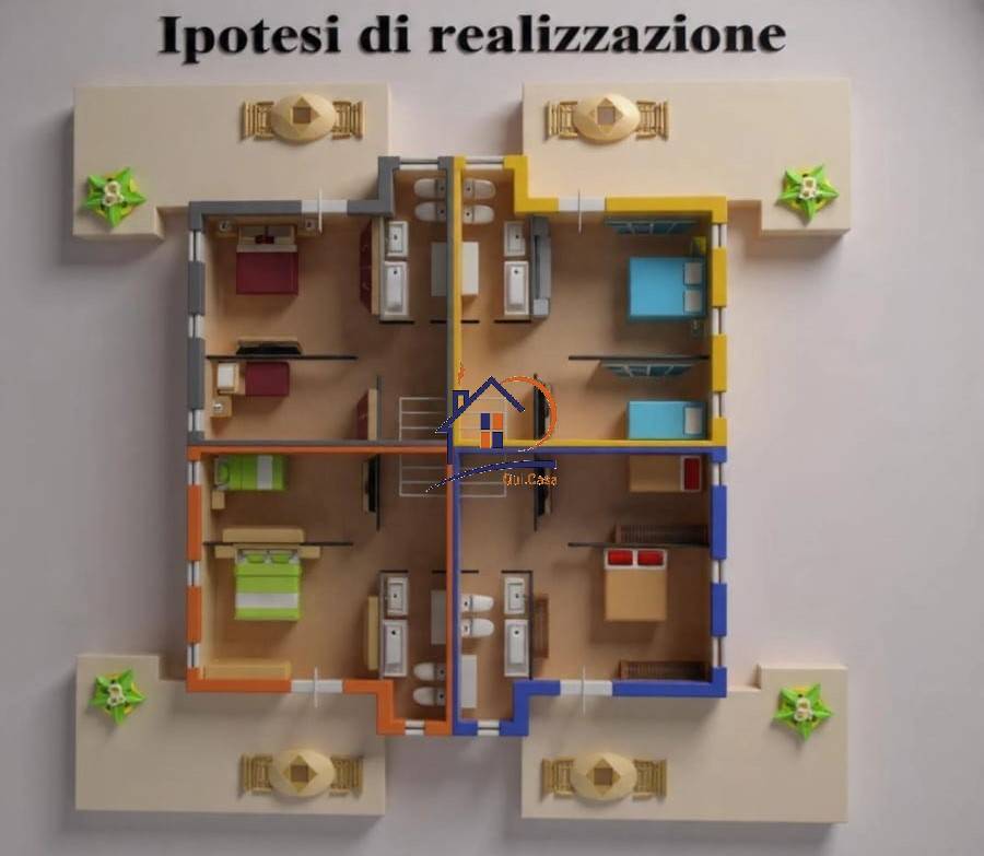Venta Porción de casa cuatrifamiliar Corigliano-Rossano ROSSANO MARE #373 n.10
